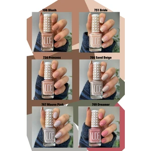 6’lı Oje Seti Pastel Nude 106 + 751 + 756 + 765 + 766 + 767 Nail Polish