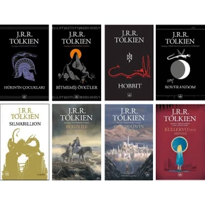 Hurin'in Çocukları - Bitmemiş Öyküler - Hobbit - Roverandom - Silmarillion - Beren ile Luthien - Gondolin'in Düşüşü - Kullervo'nun Hikayesi - J. R. R. Tolkien 8 Kitap