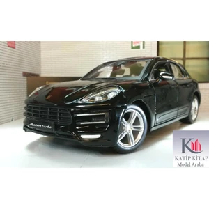 Burago Porsche Macan 1/24 Siyah Model Araba