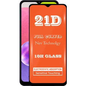 Kzy Samsung Galaxy A03S Tam Kaplayan 21D Temperli Ekran Koruyucu Cam