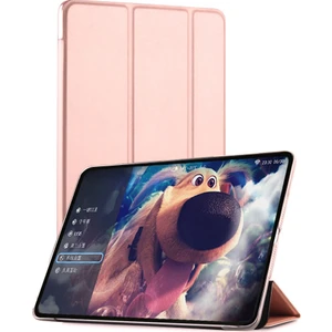 Mobaxaksesuar Samsung Galaxy Tab A 10.1 T580 T583 T585 Kılıf Pu Deri Smart Standlı Case - Rose Gold