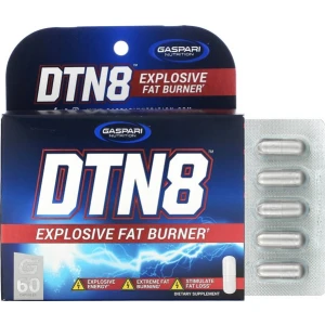 Gasparı Dtn8, Explosive Fat Burner, Stress Support And Laser Mental Focus, 60 Capsul..adınıza Faturalı Resmi Orijinal Amerikan Ürünü.
