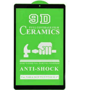 Mobaxaksesuar Samsung Galaxy Tab A 10.1" T510 T515 T517 Tablet Seramik Ekran Koruyucu - Siyah