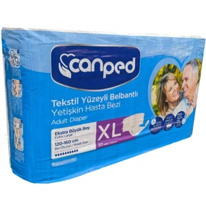 Belbantlı Tekstil Yüzeyli Hasta Bezi Ekstra Büyük Xl 60 Adetli