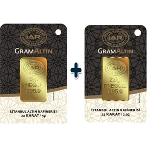 7.5 gr 24 Ayar Harem Altın Külçe Altın