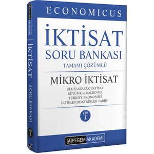 Pegem Akademi Yayıncılık 2022 KPSS A Grubu Economicus Mikro İktisat Tamamı Çözümlü Soru Bankası