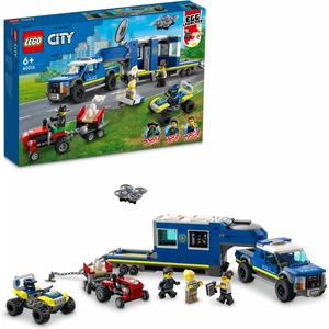 City Polis Mobil Komuta Kamyonu 60315 - 6 Yaş ve Üzeri Çocuklar İçin Polis Oyuncağı Yapım Seti (436 Parça)