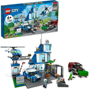 LEGO® City Polis Merkezi 60316 - 6 Yaş & Üzeri Çocuklar için Yaratıcı Oyuncak Yapım Seti (668 Parça)