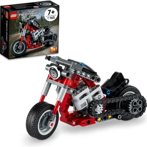 Technic Motosiklet 42132 # 7 Yaş ve Üzeri Araçları Seven Çocuklar İçin 2#si 1 Arada Yaratıcı Oyuncak Model Yapım Seti (160 Parça)