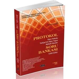 Protokol Soru Bankası Törehan Özdemir Savaş Yayınları 2022 - Törehan Özdemir