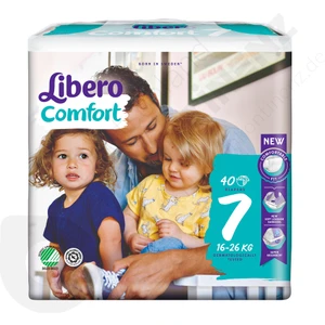 By Sweden Libero Comfort Bebek Bezi 7 Nmr 40 Lı