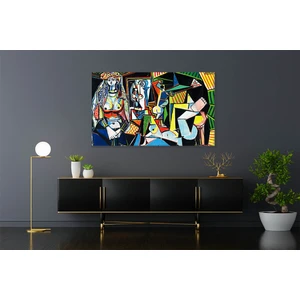 Picasso Cezayirli Kadınlar Kanvas Kübizm Tablosu