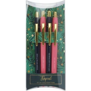 Pyrus Tükenmez Kalem 4'lü Set Tropical