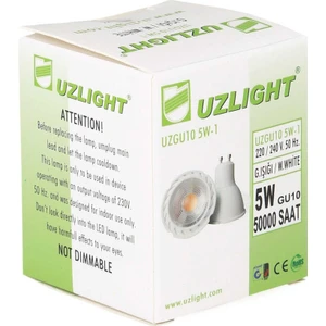 UZGU10 5W LED Ampul Sarı