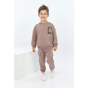 Toontoy Kids Toontoy Erkek Çocuk Explorer Baskılı Eşofman Takım