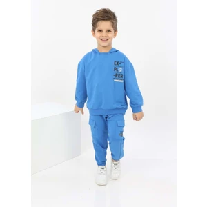 Toontoy Kids Toontoy Erkek Çocuk Explorer Baskılı Eşofman Takım