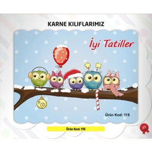 Ata Yayıncılık Karne Kabı Kılıfı Ürün Kodu:115 (20'li)