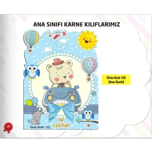 Ata Yayıncılık Karne Kabı Kılıfı (Okul Öncesi - Erkek) Ürün Kodu:111 (10'lu)