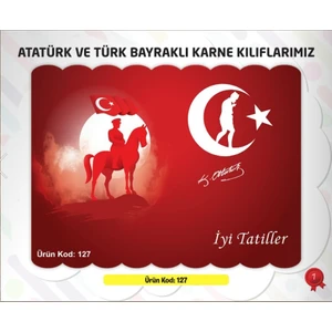 Ata Yayıncılık Karne Kabı Kılıfı Ürün Kodu:127 (10'lu)