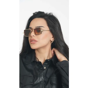 Angel Eyes Gold Dikdörtgen Unisex Güneş Gözlüğü