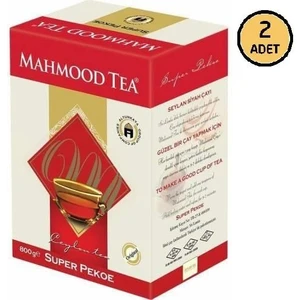 Mahmood Tea Süper Pekoe Seylan Çayı 800 gr Çay 2 Li