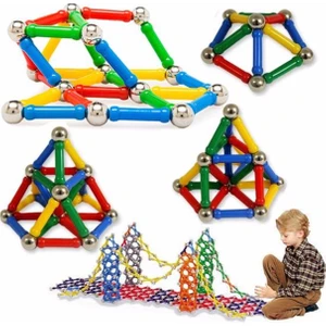 Manyetik Mıknatıslı Zeka Geliştirici Eğitici LEGO 37 Parça