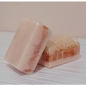 El Yapımı Doğal Kabak Lifli Ballı Eşek Sütü Sabunu 120 G