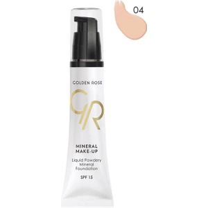 Golden Rose Mineral Fondöten - Liquid Powder Mineral Foundation Spf 15 No: 04