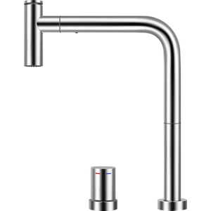 Lusso 4030 Spralli Mutfak Evye Armatürü Inox (Gri)