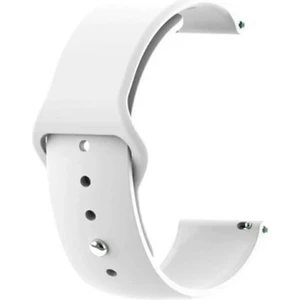 Huawei Gt / Gt2 / Gt2 Pro - Honor Magic Watch 2 46MM - Samsung Gear Watch 46MM Silikon Kordon Kayış Beyaz