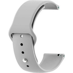 Huawei Gt / Gt2 / Gt2 Pro - Honor Magic Watch 2 46MM - Samsung Gear Watch 46MM Silikon Kordon Kayış Gri