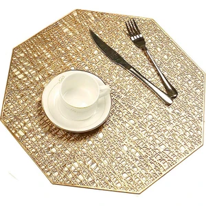 Sekizgen Servis Altlıkları Oymalı Paspaslar Vinil Kaymaz Isı Yalıtımı Mutfak Masası Paspasları (Yurt Dışından)