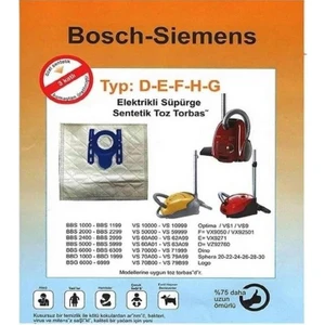 Bosch - Siemens Toz Torbası (25 Adet Toz Torba - 1 Adet Micro Filtre)