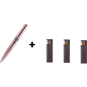 Bold Mekanik Kurşun Kalem Metalik 0.5mm Rose + 3 Adet 0.5 Tombow Uç