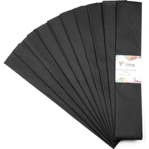 Lüx Krapon Kağıdı Siyah 10LU (50X200 Cm.)