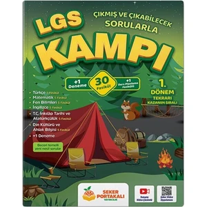 Şeker Portakalı Yayıncılık 8. Sınıf 1. Dönem Lgs Kampı