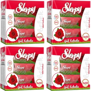 Islak Havlu Mendil 50 Yaprak 12 Li Set Gül/rose Kapaklı (4pk*3)