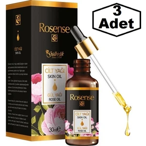 Cilt Bakım Yağı (Gül Yağı) 30ML  3 Adet