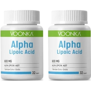 Alpha Lıpoic Acid 600 Mg 32 Kapsül 2 Adet