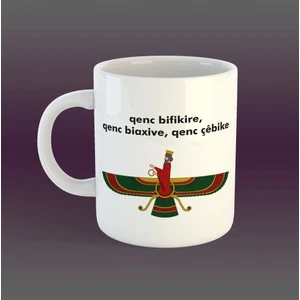 Zerya Hobi Ahura Mazda - Kürtçe Porselen Kupa