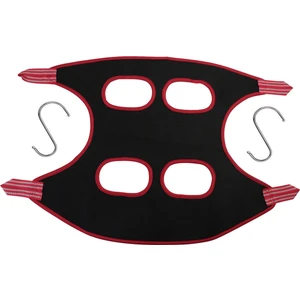 Çok Fonksiyonlu Pet Bakım Hamak Pet Kısıtlama Çantası Tırnak Kırpma Siyah Kırmızı M (Yurt Dışından)