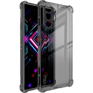 Şeffaf Ekran Koruyuculu Darbeye Dayanıklı Esnek Tpu Xiaomi Redmi K40 Için Kılıf - Şeffaf Siyah (Yurt Dışından)