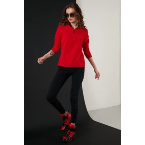 Yarım Fermuarlı Dik Yaka Polar Bayan Polar 5907000