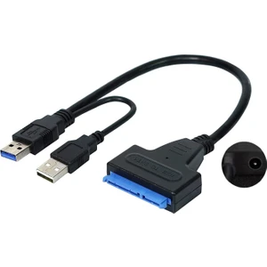 5142 USB 3.0 2.5 3.5 Inç Sata HDD SSD Harddisk Çevirici Dönüştürücü Disk Kablosu