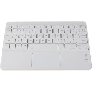 Mac iPad Samsung Tablet Için Bluetooth Kablosuz Klavye Touchpad 9 "9 Inç Beyaz (Yurt Dışından)