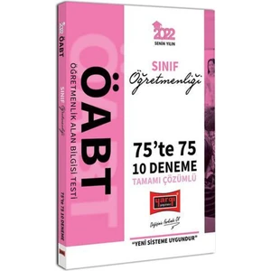 Yargı Yayınevi 2022 ÖABT Sınıf Öğretmenliği 75 Te 75 Tamamı Çözümlü 10 Deneme