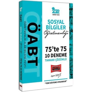 Yargı Yayınevi 2022 ÖABT Sosyal Bilgiler Öğretmenliği 75 Te 75 Tamamı Çözümlü 10 Deneme