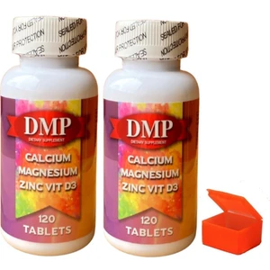 Kalsiyum Magnezyum Çinko Vitamin D3 240 Tablets + Hap Kutusu