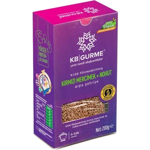 Kb Gurme Filizlendirilmiş Kırmızı Mercimek + Nohut Arpa Şehriye 200 gr