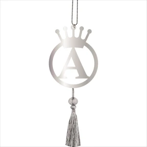 Lizpo Decor A Harfi Tasarım Çift Taraflı A Yazılı Harf Pleksi Araba Dikiz Aynası Süsü